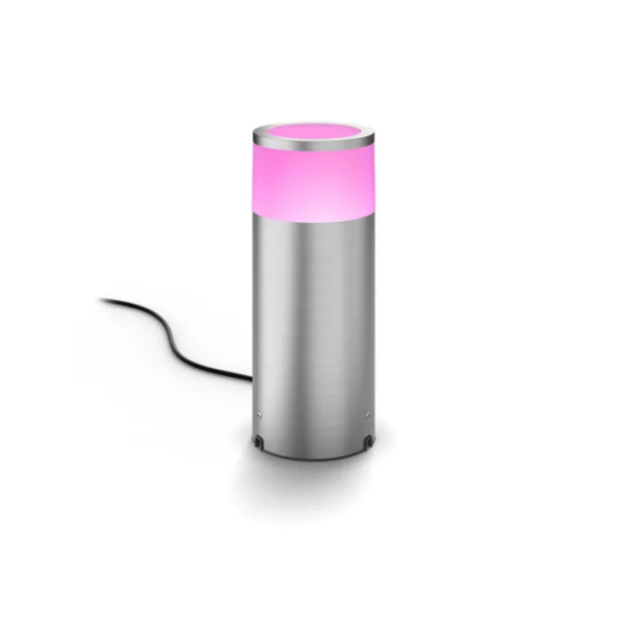 Philips Hue Calla Outdoor Bollard Light 590lm | Smart Colour & White Pathway Light